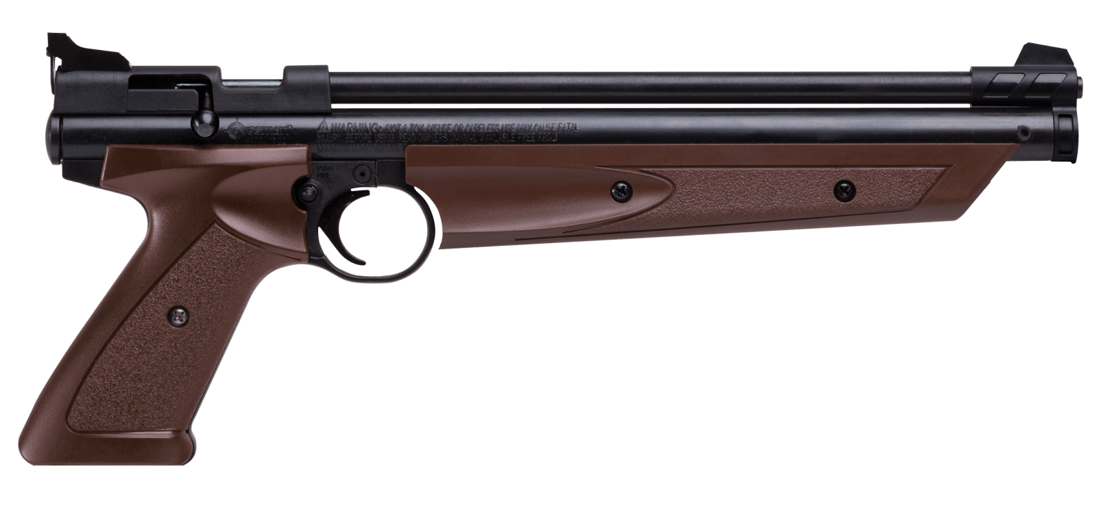 Crosman P1377BR American Classic Pump Pistol Pump 177 1rd Brown Polymer Grips