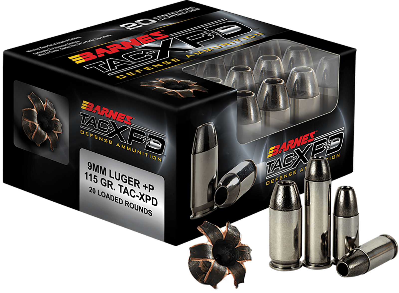 Barnes Bullets 21550 TAC-XPD Defense Handgun 357Mag 125gr 20 Per Box/10 Case