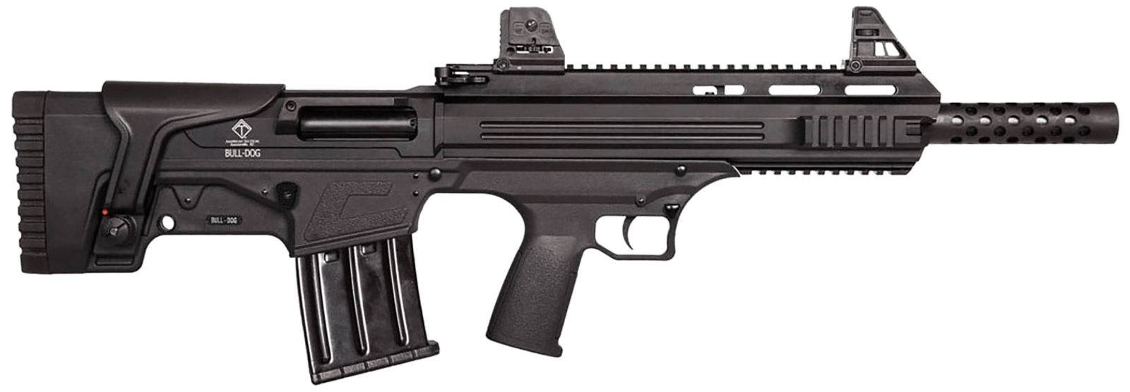 ATI ATIG410BDB Bulldog 410 Gauge 3" 16" 5+1 Black Steel Barrel, Black Aluminum Receiver, Picatinny Rail, Black Fixed Bullpup Stoc & Grip