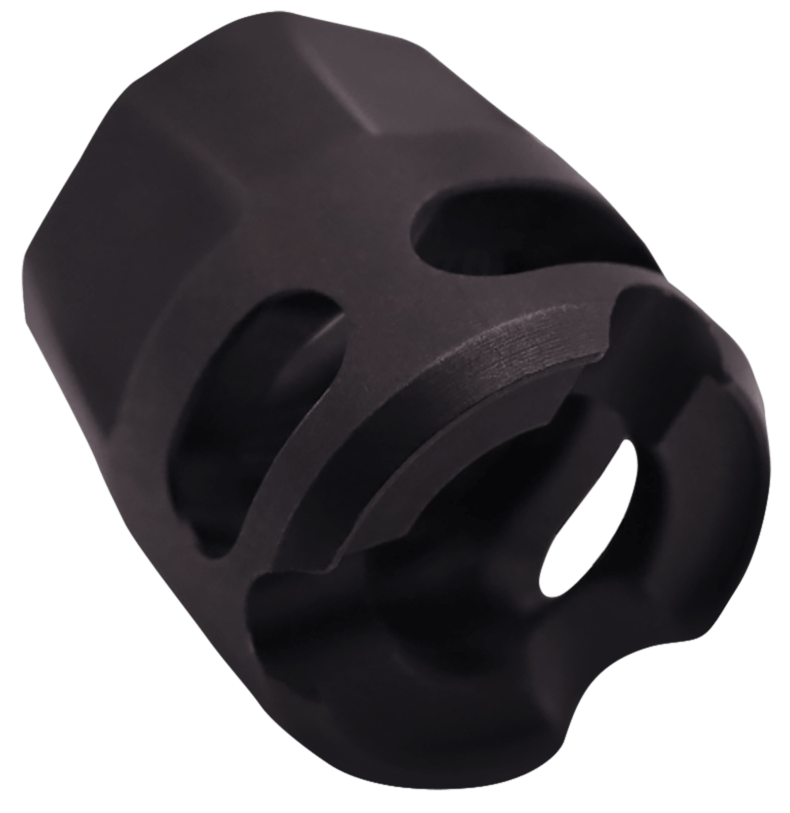 True Precision Inc TPYMICROBL Micro Compensator Y-Type Black Nitride 416R Stainless Steel 1/2"x28 Threads 9mm/380 ACP