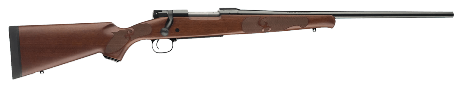 Winchester Guns 535201220 Model 70 Featherweight Compact 308 Win Caliber with 5+1 Capacity, 20" Barrel, Brushed Polish Blued Metal Finish & Satin Walnut Fixed Feather Checkered Stock Right Hand