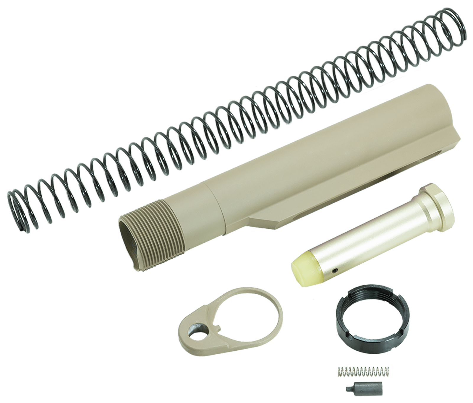 Timber Creek Outdoors ARBTKFDE Buffer Tube Kit  Flat Dark Earth AR-15/AR Style