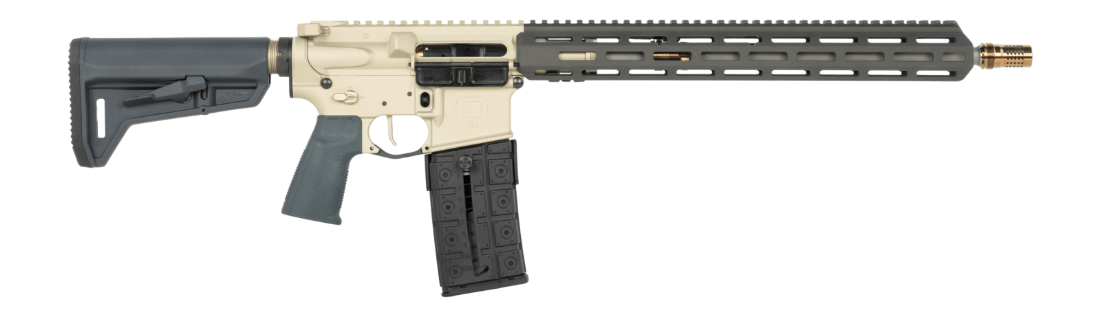 Q LLC  Sugar Weasel *CA Compliant 300 Blackout 10+1 16" Clear Anodized Cerakote Aluminum Receiver w/Picatinny Rail, M-LOK Handguard, CMOE SL-K Black Polymer Stock, Black Polymer Grip