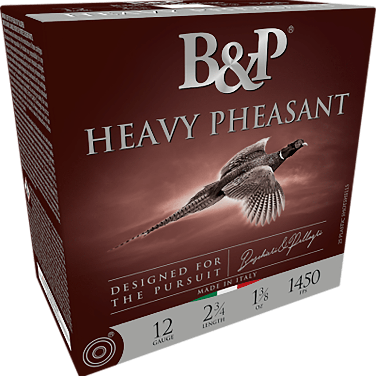 B&p Ammunition 123B58H6 Heavy Pheasant  12Gauge 3" 1 5/8oz 6Shot 25 Per Box/10 Case