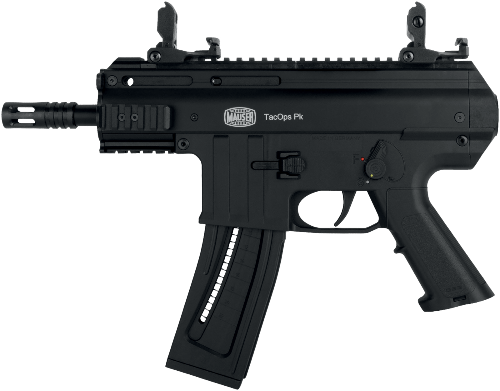 Blue Line Solutions 4150043 TacOps Pk 22 LR 22+1 5" Black Anodized Steel Barrel, Picatinny Rail Receiver, Black Aluminum Frame w/Picatinny Rail