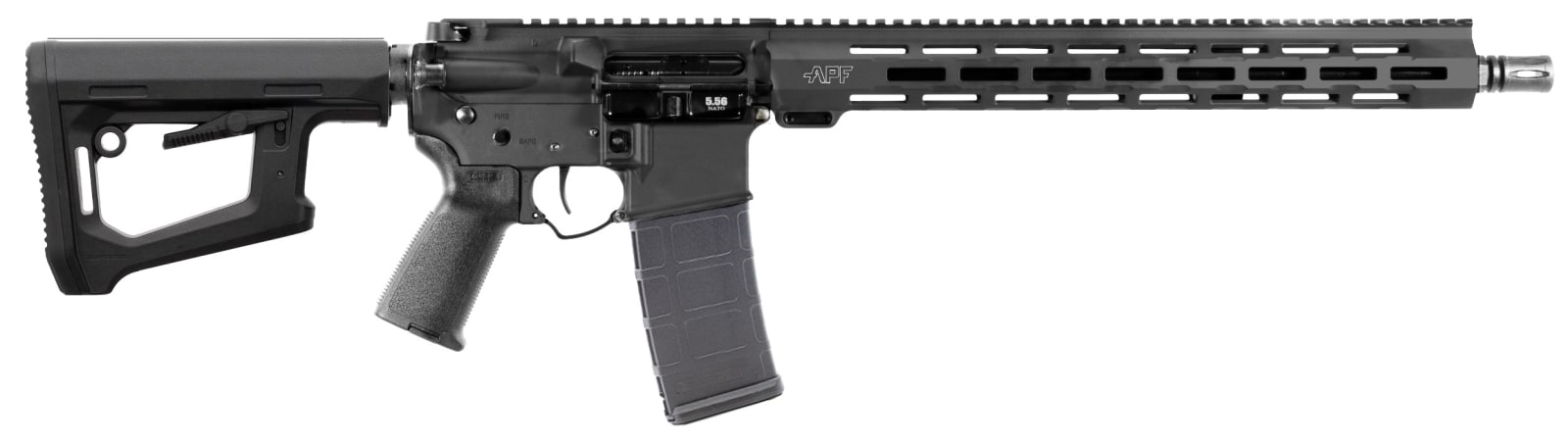 APF 5.56 NATO FURY 16 BLK MLOK