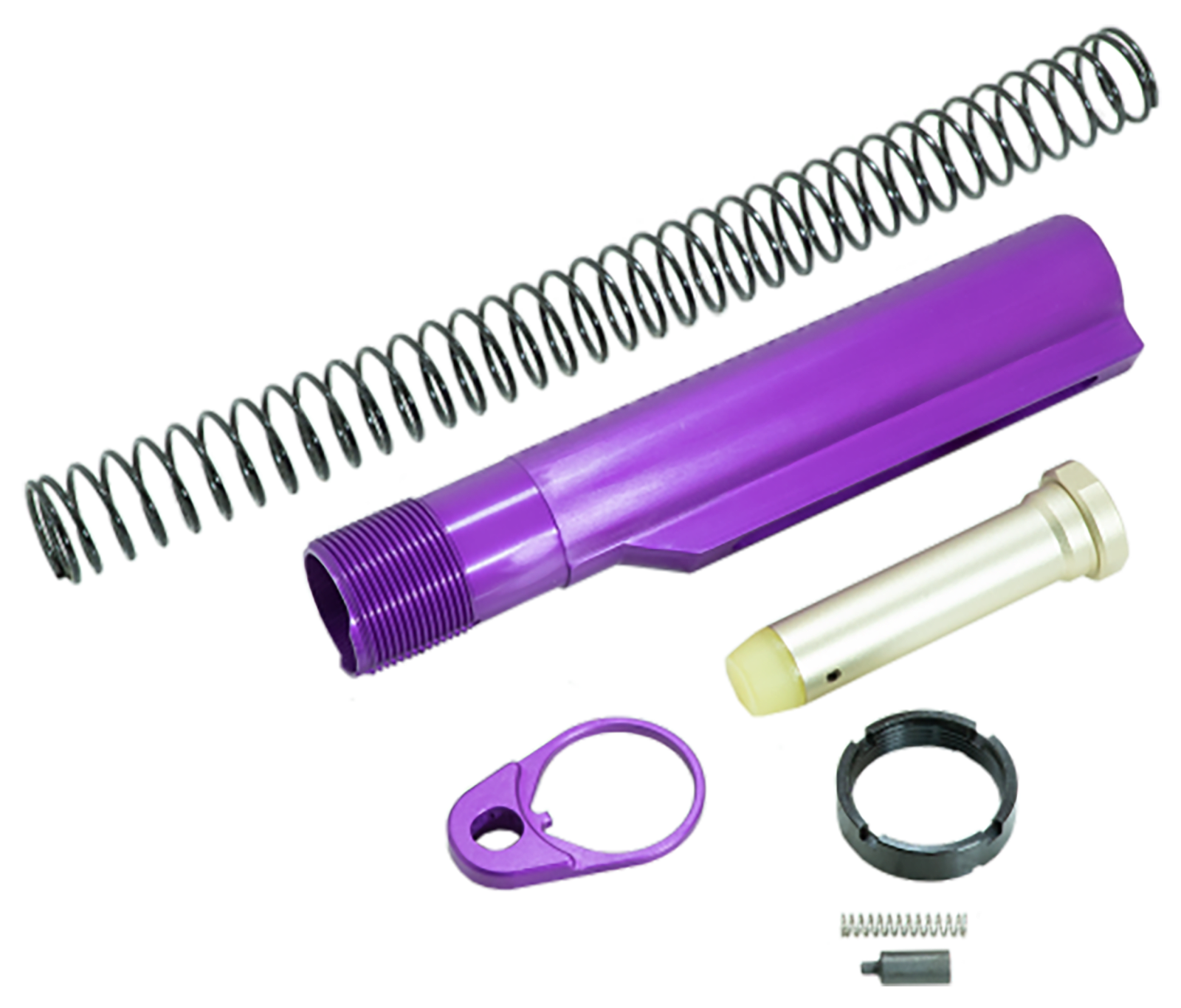Timber Creek Outdoors ARBTKPPA Buffer Tube Kit  Purple Anodized for AR-15
