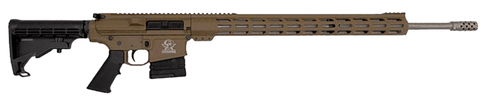 Great Lakes Firearms GL10243SSBRZ GLFA  243 Win 5+1 24" Stainless Threaded Barrel, Picatinny Rail Aluminum Receiver, Adjustable Black Synthetic Stock, Mil-spec Polymer Grip