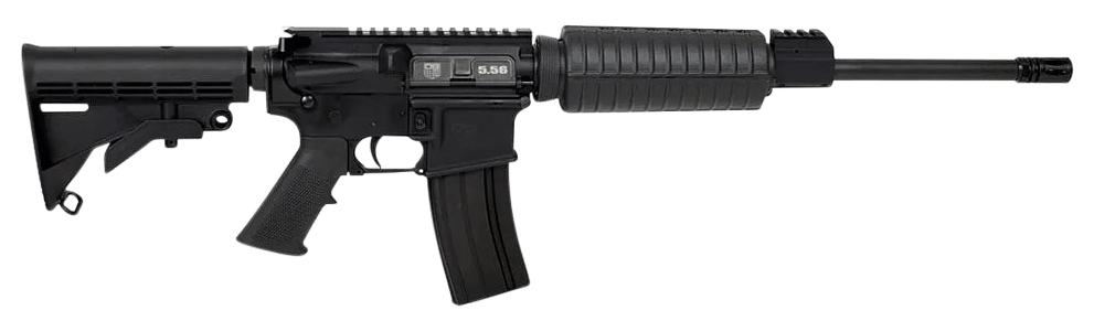 Diamondback DB1717K004 DB15  223 Rem,5.56x45mm NATO 16" 30+1 Black Hard Coat Anodized 6 Position Stock Black A2 Grip