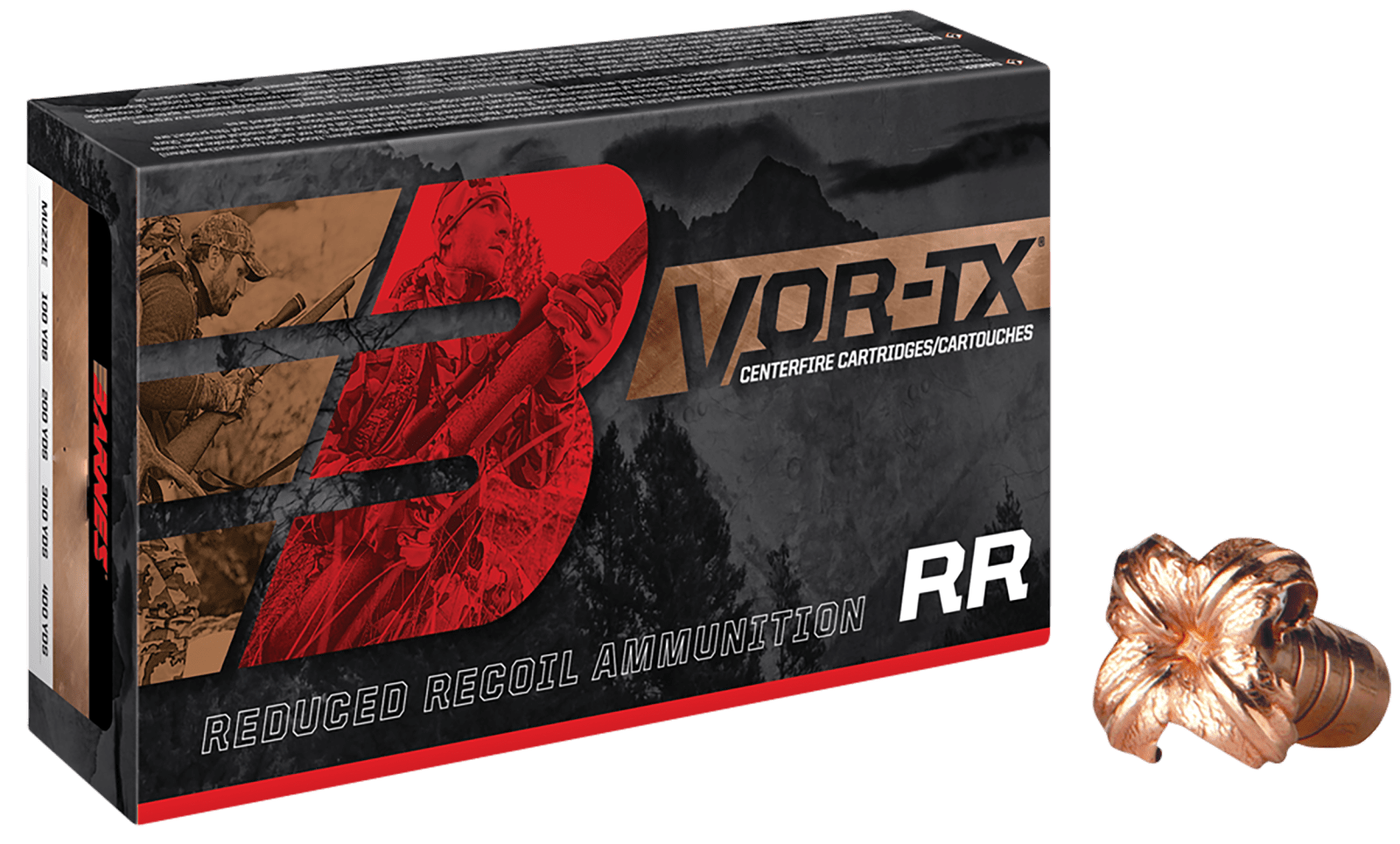 Barnes Bullets 32234 VOR-TX Rifle 243Win 80gr TTSX Boat Tail 20 Per Box/10 Case