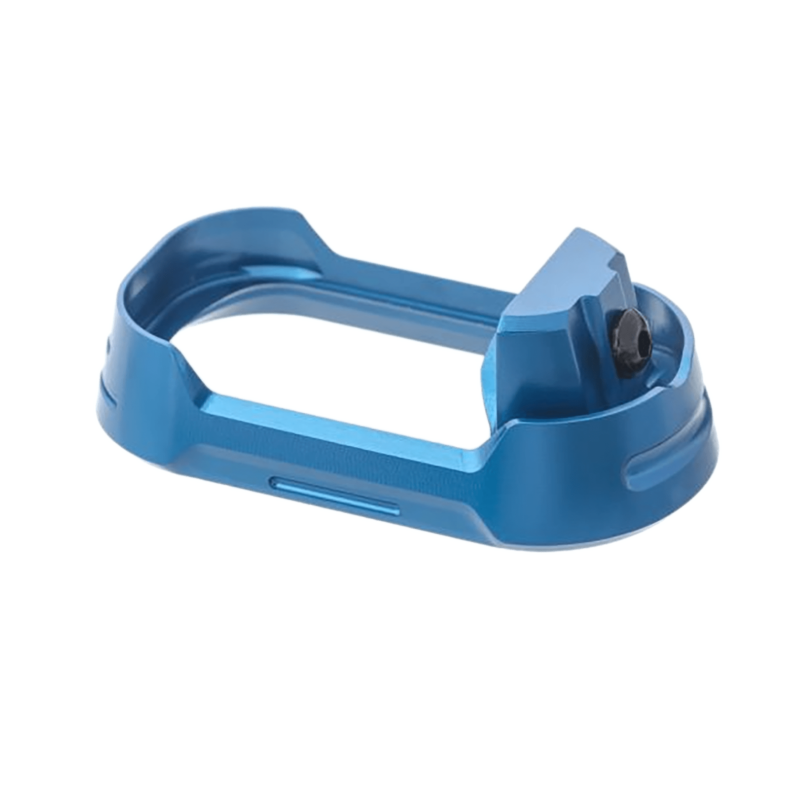 Tyrant CNC TDG19G34MWBLUEBLKSCRW Magwell Fits Glock 19 Gen 3-4 Blue Aluminum