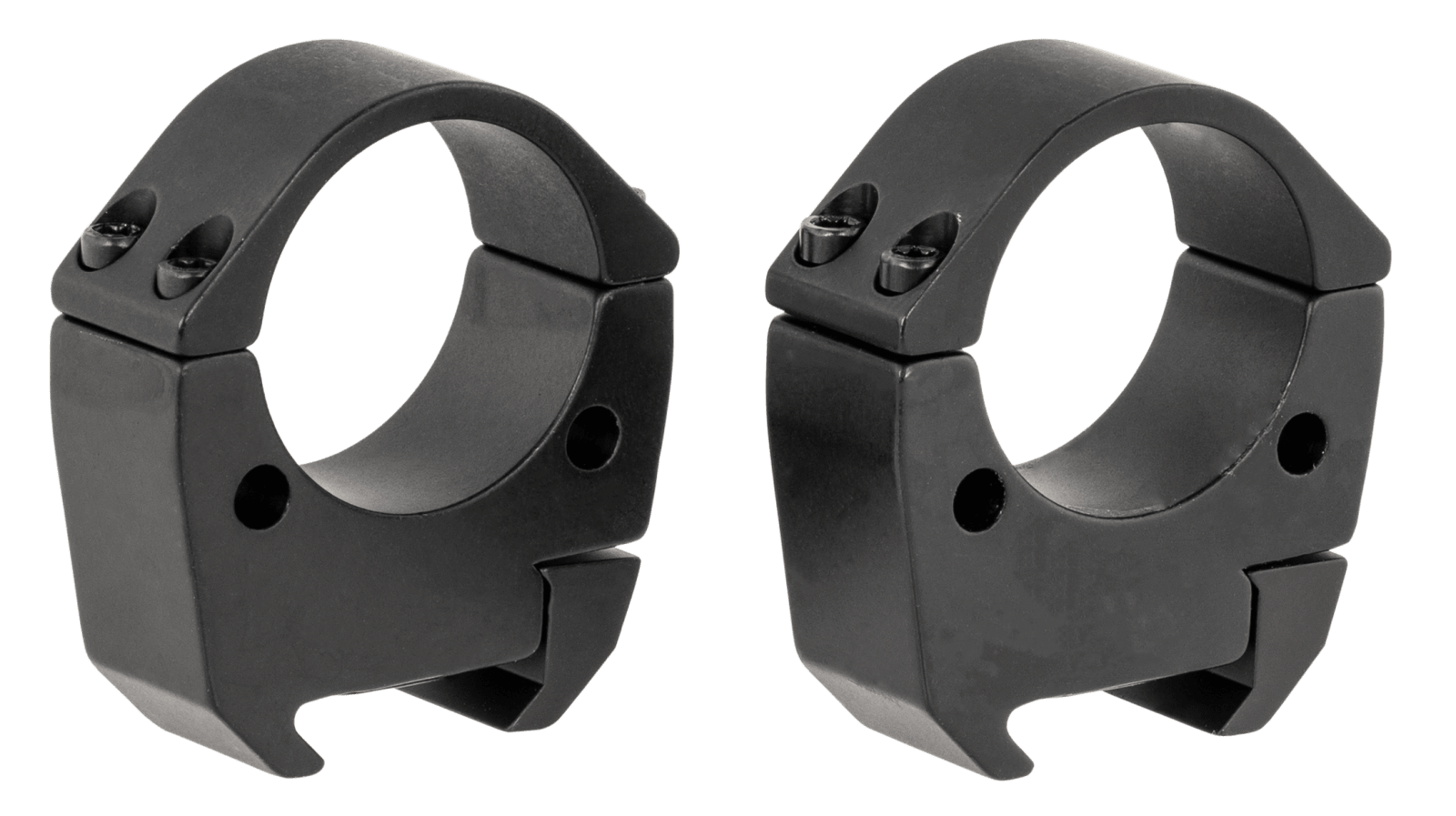 Talley TMS30H Modern Sporting  Black Anodized Aluminum 30mm Tube High Picatinny Rail