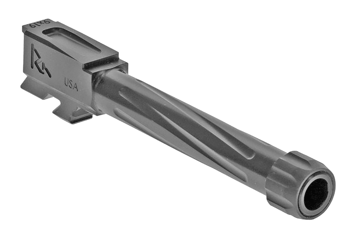 Rival Arms RA20G802D Precision V1 Match Grade 9mm Luger Compatible w/Glock 48, 4.17" Fluted Threaded PVD Stainless Steel