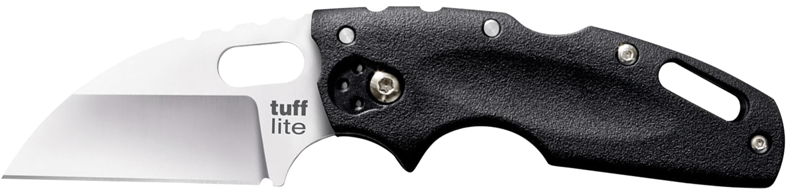 Cold Steel 20LT Tuff Lite 2.50" Folding Plain Sheepsfoot Japanese AUS-8A SS Blade/Black Griv-Ex Handle