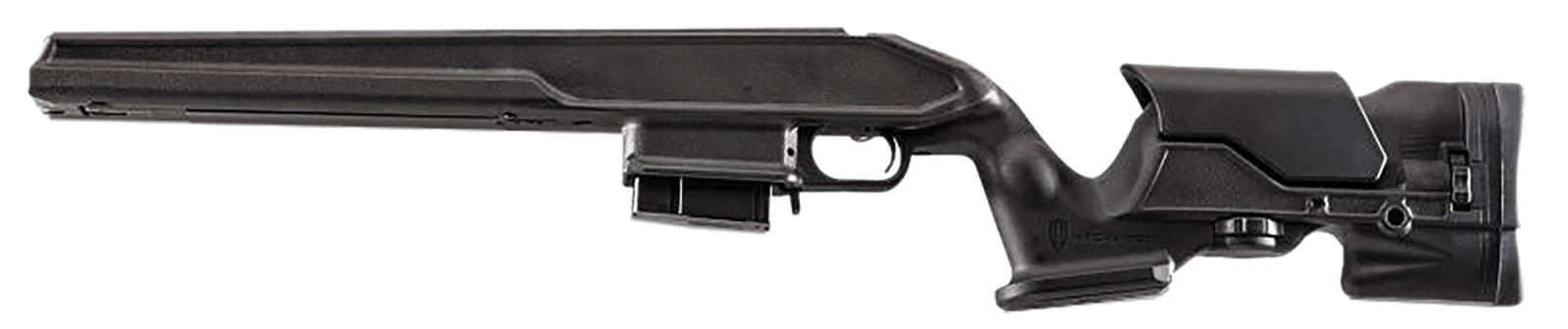 Archangel AA1500 Precision Stock  Black Synthetic Fixed with Adjustable Cheek Riser for Weatherby Vanguard; Howa 1500
