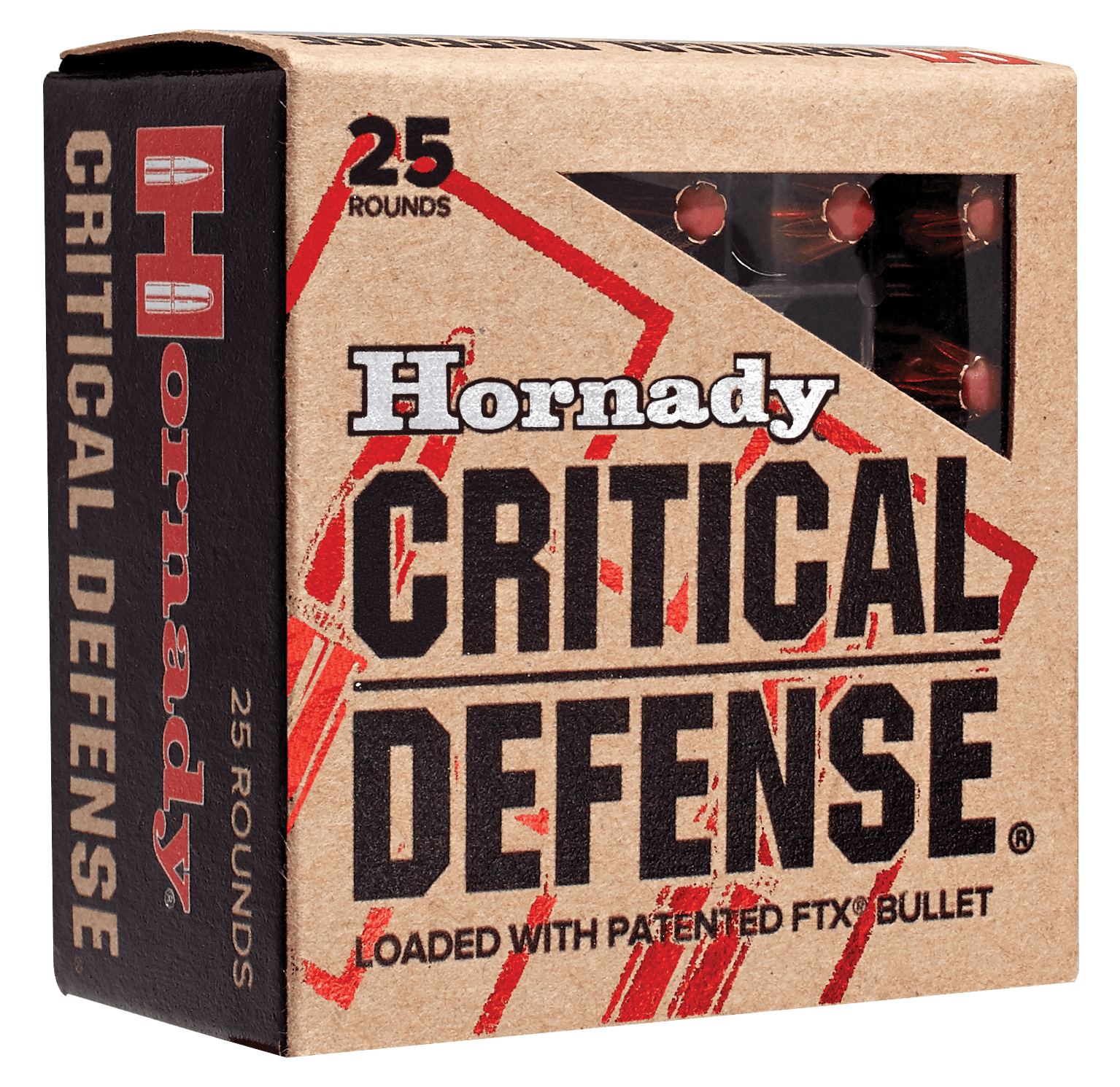 Hornady 90310 Critical Defense  38Special 110gr Hornady Flex Tip eXpanding 25 Per Box/10 Case