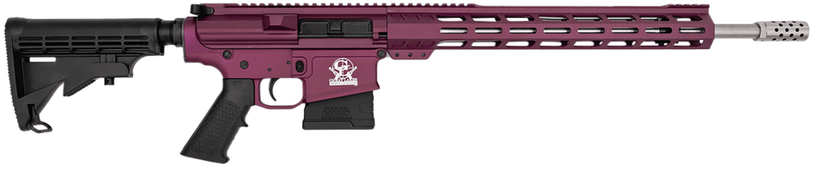 Great Lakes Firearms GL10308SSCHY GLFA 308 Win 10+1 18" AR-10 Stainless Steel Black Cherry