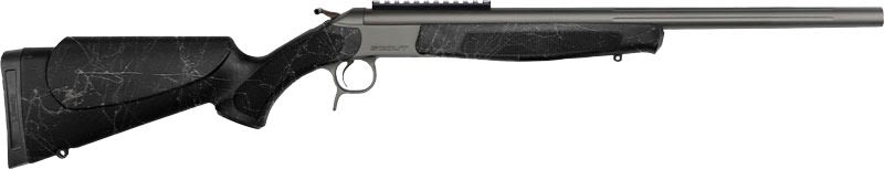 CVA SCOUT TD 350 LEGEND 20" W/RAIL TUNGSTEN/BLK WEB<