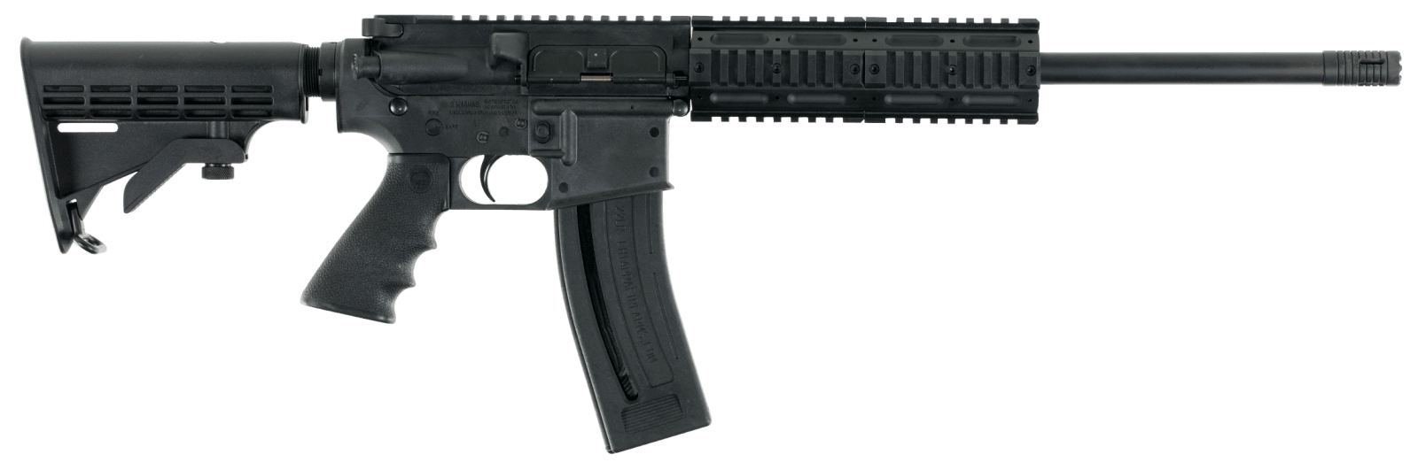 Chiappa Firearms CF500090 MFour-22 Gen-II Pro Carbine Full Size 22 LR 28+1 18.50" Black Barrel & Receiver, Black 6 Position Stock, Right Hand