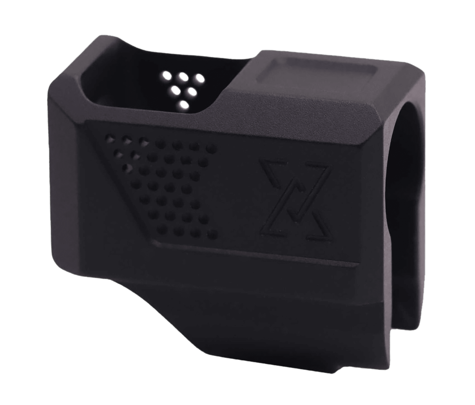 True Precision Inc TPSH9CMPBL True-Lock Ultimate Compensator Black Type 3 Hard Anodize 7075 T6 Aluminum Compatible w/ S&W M&P Shield