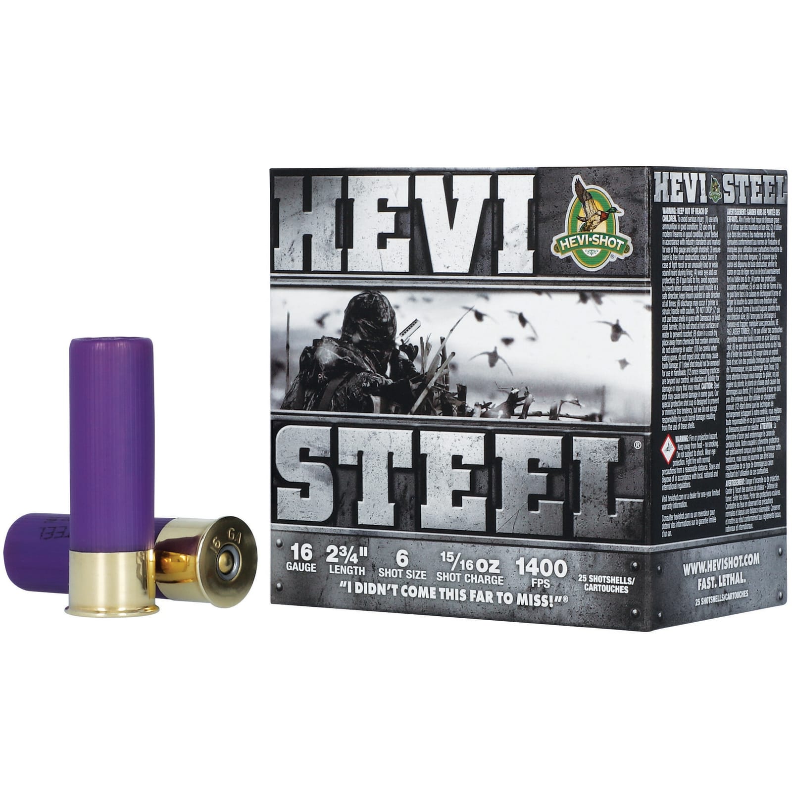 HEVI-STEEL 16GA 2.75" 15/16OZ #6