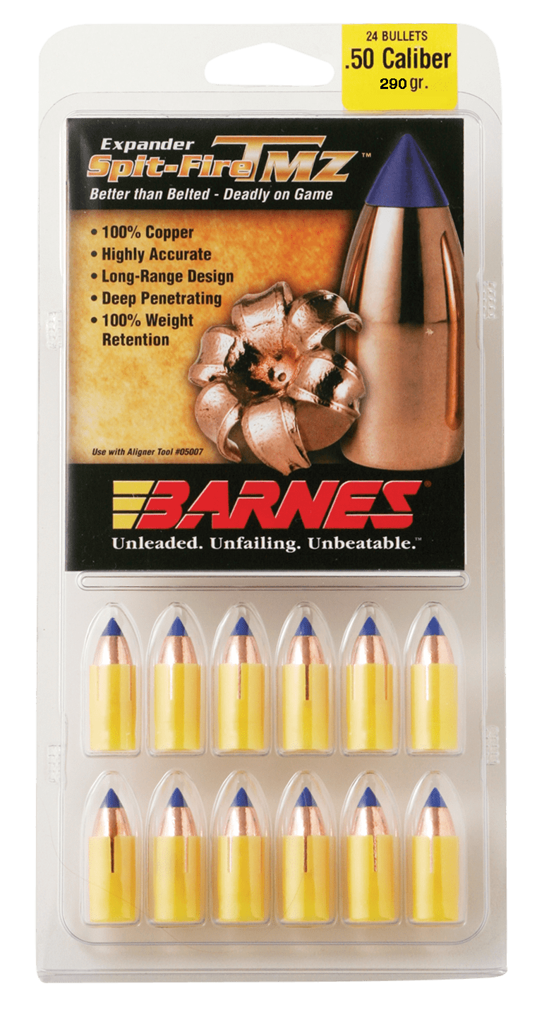 Barnes Bullets 30604 Spit-Fire TMZ Muzzleloader 50 Spit-Fire TMZ 290gr 24rd/Box