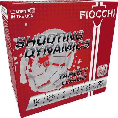 FIOCCHI 12GA 2.75" 1OZ #7.5 1170FPS 250RD CASE LOT