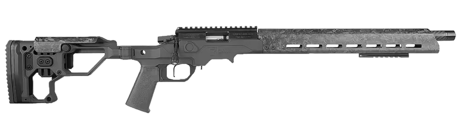 Christensen Arms 8011202202 MPR 17 HMR 10+1 20" Carbon Fiber Match Grade Threaded Barrel, Black Nitride Picatinny Rail Receiver, M-LOK Handguards, Black Anodized Adj w/MagneLock Technology Stock, Bla