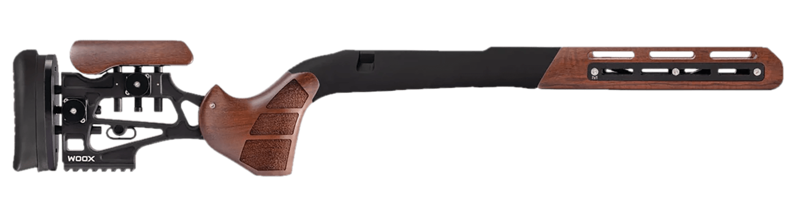 Woox SH.CHS011.05 Furiosa Chassis Walnut Aluminum/Wood Fits Remington 700 M5 DBM SA Bolt Action 31" OAL
