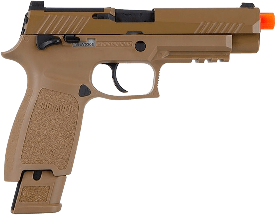 Sig Sauer Airguns AIRPFM17GG Proforce M17 Air Soft Green Gas 6mm 21+1 Coyote Polymer Grips