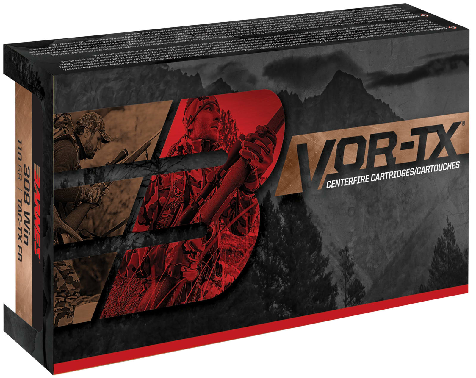 Barnes Bullets 21565 VOR-TX Rifle 30-06Springfield 168gr Tipped TSX Boat Tail 20 Per Box/10 Case