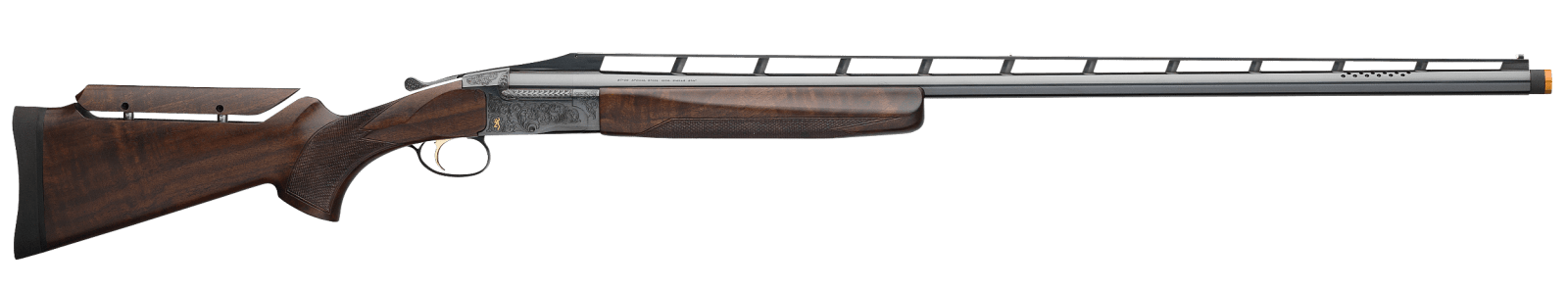 Browning 017080401 BT-99 Plus 12 Gauge with 34" Ported Barrel, 2.75" Chamber, 1rd Capacity, Polished Blued Metal Finish & Gloss Oil Black Walnut Adjustable Comb Stock Right Hand (Full Size)