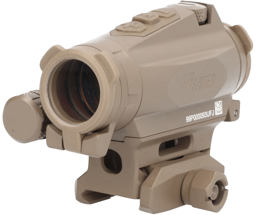 Sig Sauer Electro-Optics SOR44002 Romeo4XT-Pro Flat Dark Earth 1 x 20 mm 2 MOA Red Ballistic Circle Dot Multi Reticle
