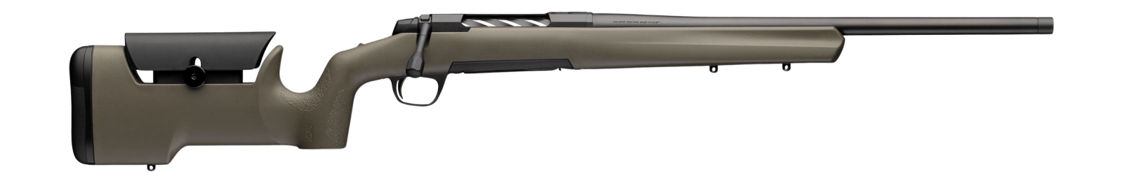Browning 036122229 X-Bolt 2 Special Max LR SPR Full Size 300 Win Mag 3+1 22" Matte Black Heavy Sporter Threaded Barrel, Matte Black Steel Drilled & Tapped Receiver, OD Green/Black Adjustable Max Synth