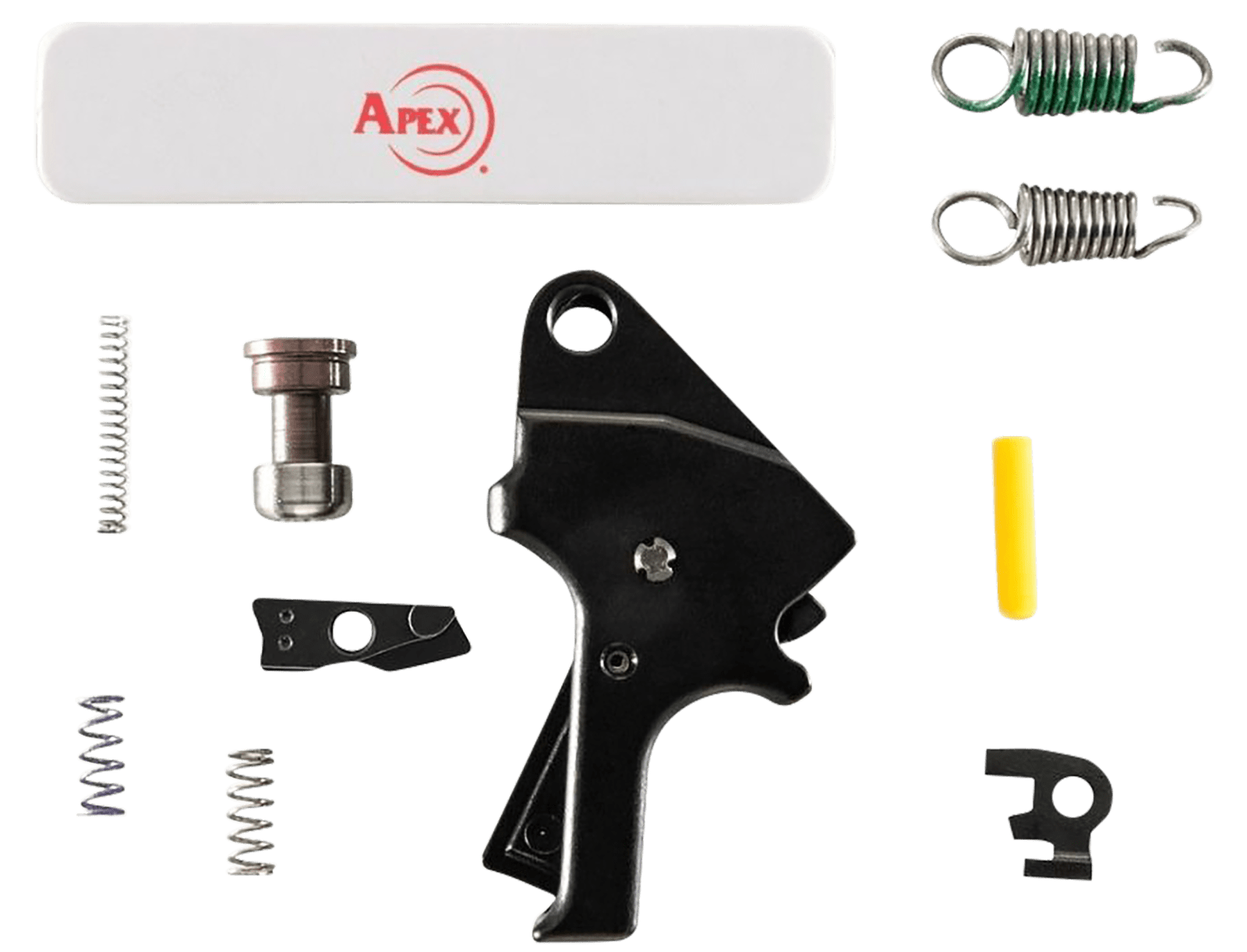 Apex Tactical 10027BLK Flat Face Forward Set Trigger Kit Black Compatible w/ M&P 2.0