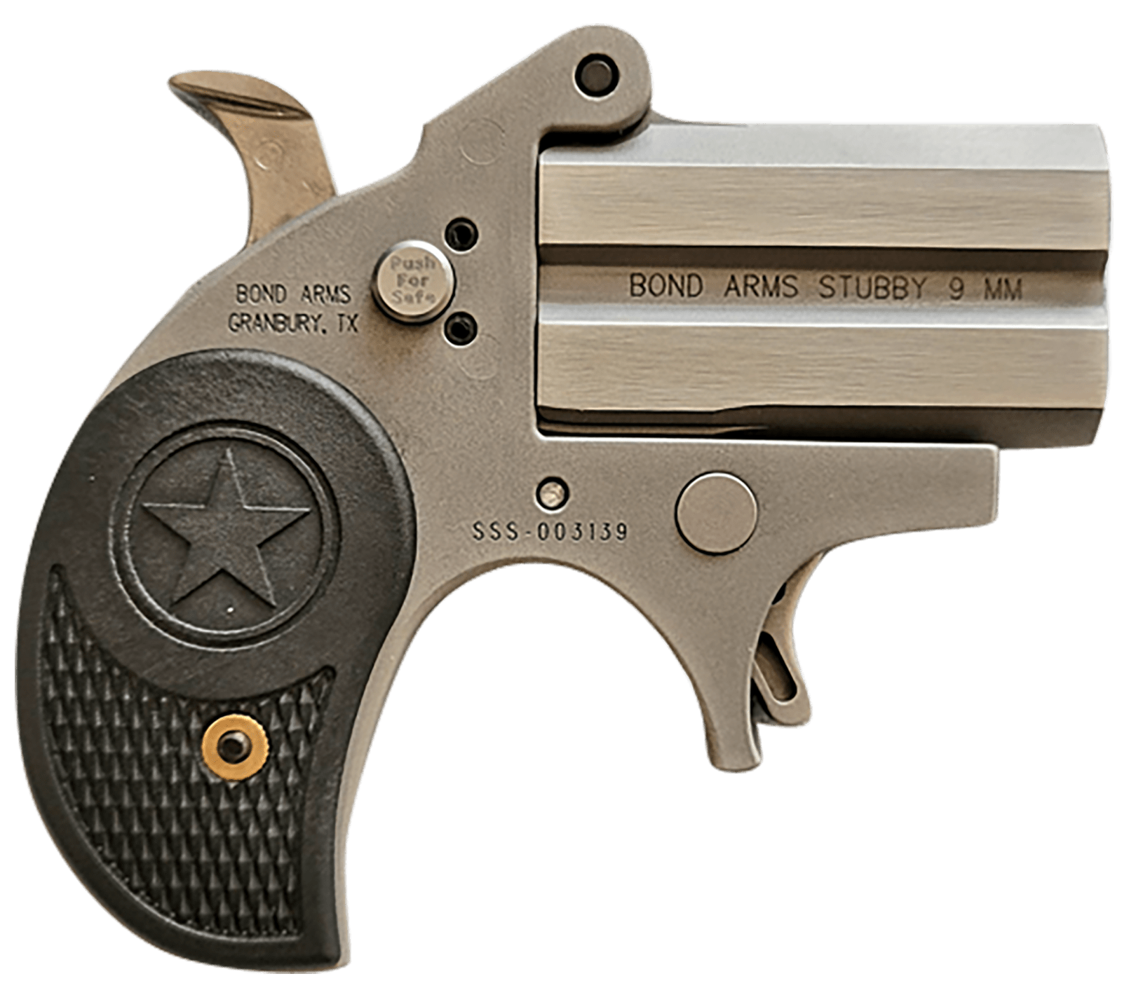 Bond Arms BASTB Stubby Stinger RS 380 ACP 2rd Shot 2.20" Steel Frame Black Textured Polymer Grips Right Hand