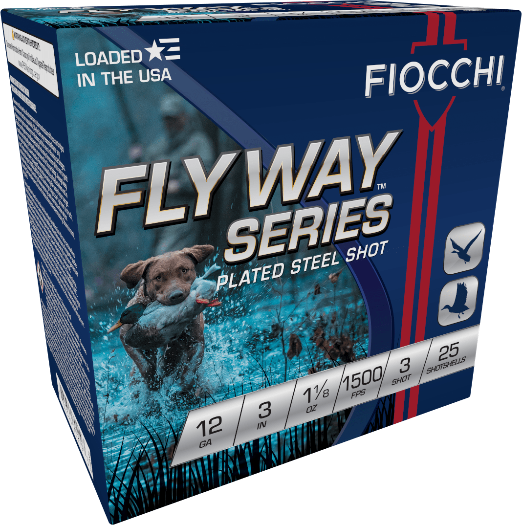Fiocchi 123ST3 Flyway 12Gauge 3" 1 1/8oz 3Shot 25 Per Box/10 Case