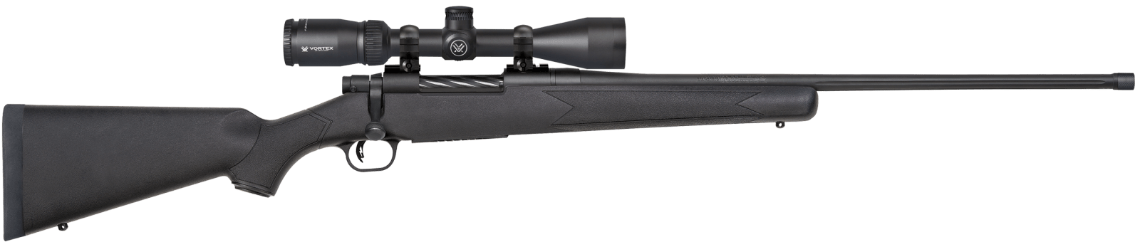 Mossberg 28123 Patriot  300 Win Mag 3+1 24" Black Black Right Hand