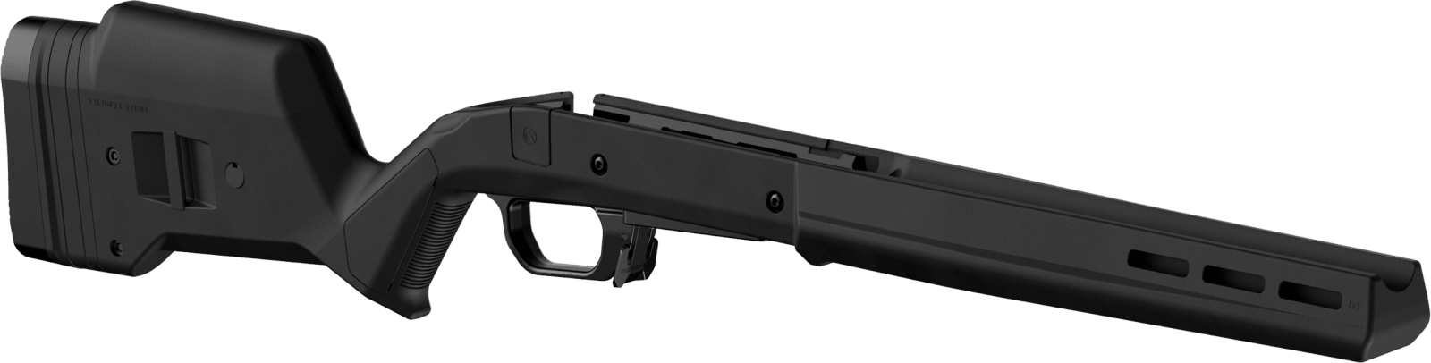 Magpul MAG1069BLKLT Hunter 110  Black Synthetic Fixed with Aluminum Bedding & Adjustable Comb for Savage 110 Short Action Left Hand