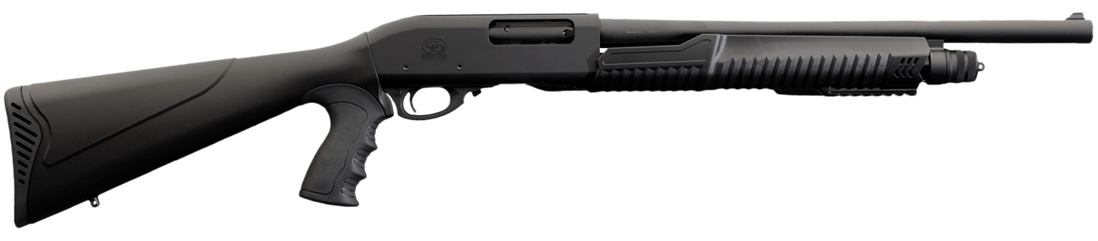 Charles Daly 930294 301 Full Size Frame 12 Gauge Pump 3" 4+1 18.50" Black Steel Barrel, Black Aluminum Receiver, Black Fixed Synthetic Stock, Black Polymer Grip