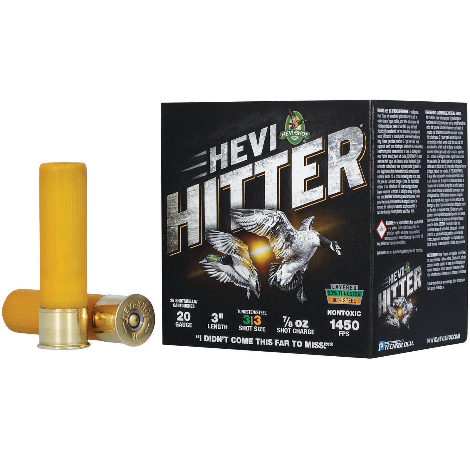 HEVI-HITTER 20GA 3" 7/8OZ #3 TG/STL