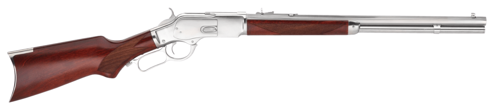 Taylors & Company 550247 1873 357 Mag Caliber with 10+1 Capacity, 20" Barrel, Silver Metal Finish & Walnut Fixed Pistol Grip Stock Right Hand (Full Size)