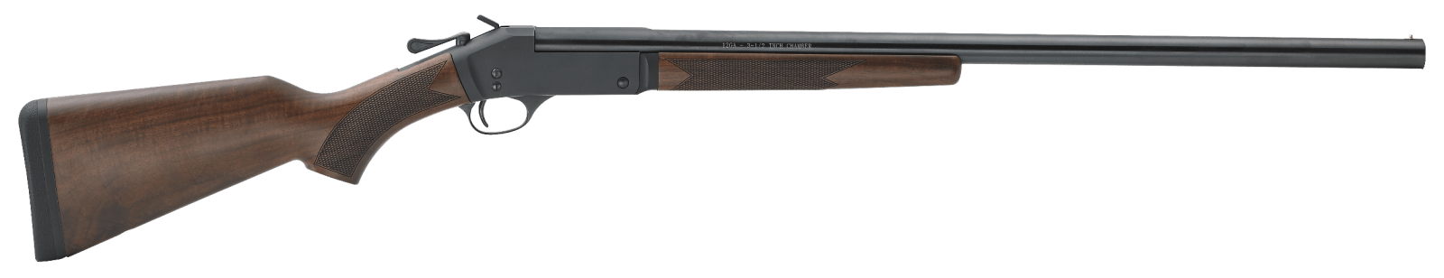 Henry H01520 Single Shot  20 Gauge with 26" Barrel, 3" Chamber, 1rd Capacity, Blued Steel Finish & American Walnut Stock Right Hand (Full Size)