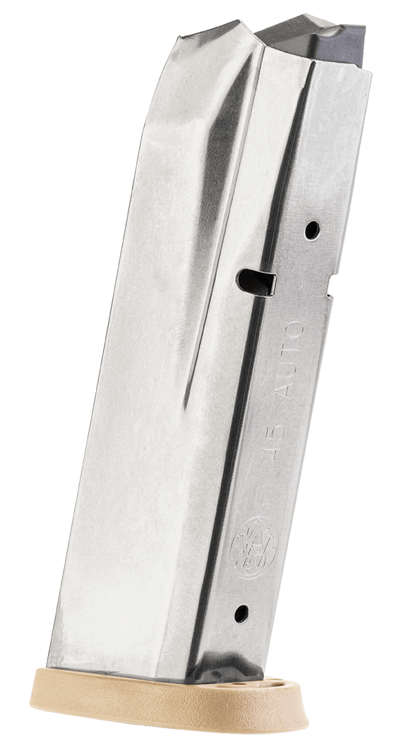Smith & Wesson 194700000 M&P 10rd 45ACP Brown Floor Plate Steel