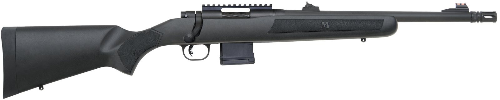 Mossberg 27716 MVP Patrol 5.56x45mm NATO 10+1 16.25" Matte Blued 16.25" Medium Bull Barrel Matte Blued Steel Black Fixed Pillar-Bedded Stock Right Hand