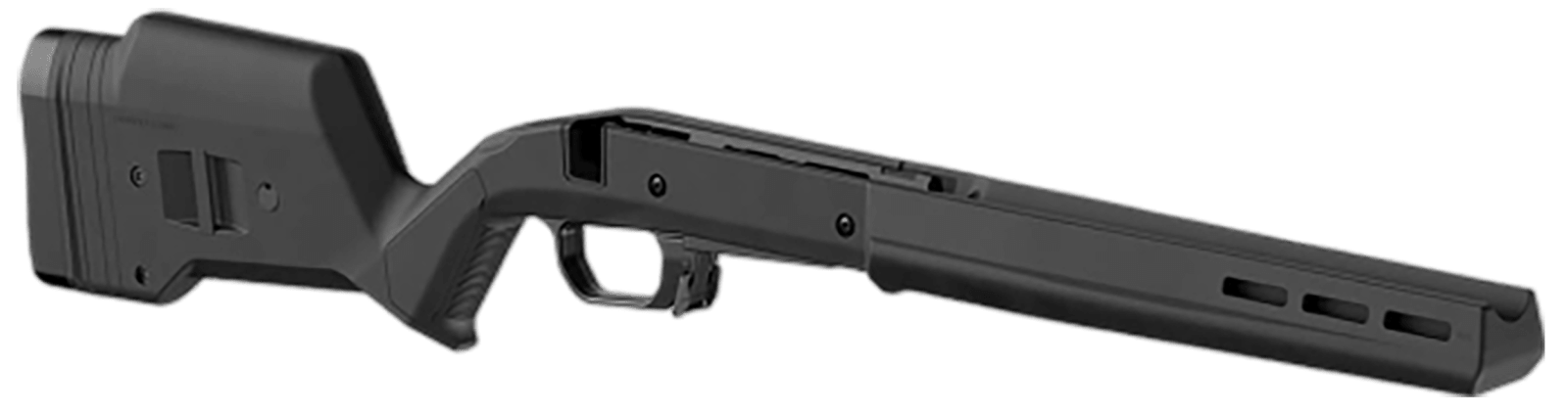 Magpul MAG1069-BLK-RT Hunter 110  Black Synthetic Fixed with Aluminum Bedding & Adjustable Comb for Savage 110 Short Action Right Hand