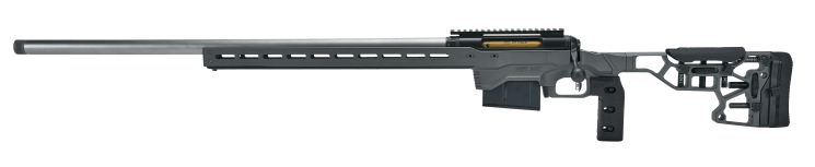 Savage Arms 57704 110 Elite Precision 6mm Creedmoor 10+1 26" Matte Stainless, Matte Black Rec, Gray Cerakote Adjustable MDT ACC Aluminum Chassis Stock, Left Hand (MB Not Included)
