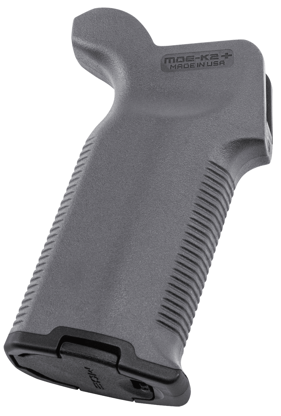Magpul MAG532-GRY MOE-K2+ Grip Gray Polymer for AR-15, AR-10, M4, M16, M110, SR25
