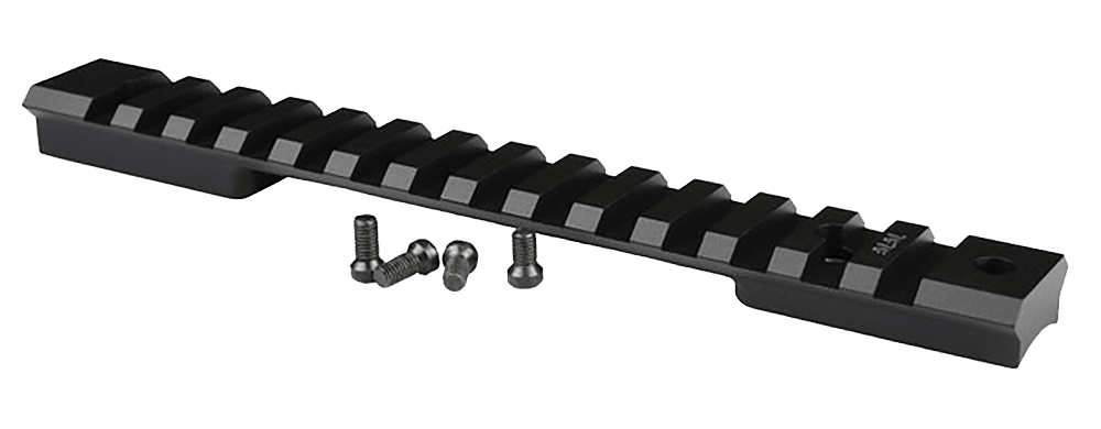 Warne 7651M Mountain Tech Tactical Rail Black Anodized Aluminum Howa 1500/1700 Long Action, 0 MOA