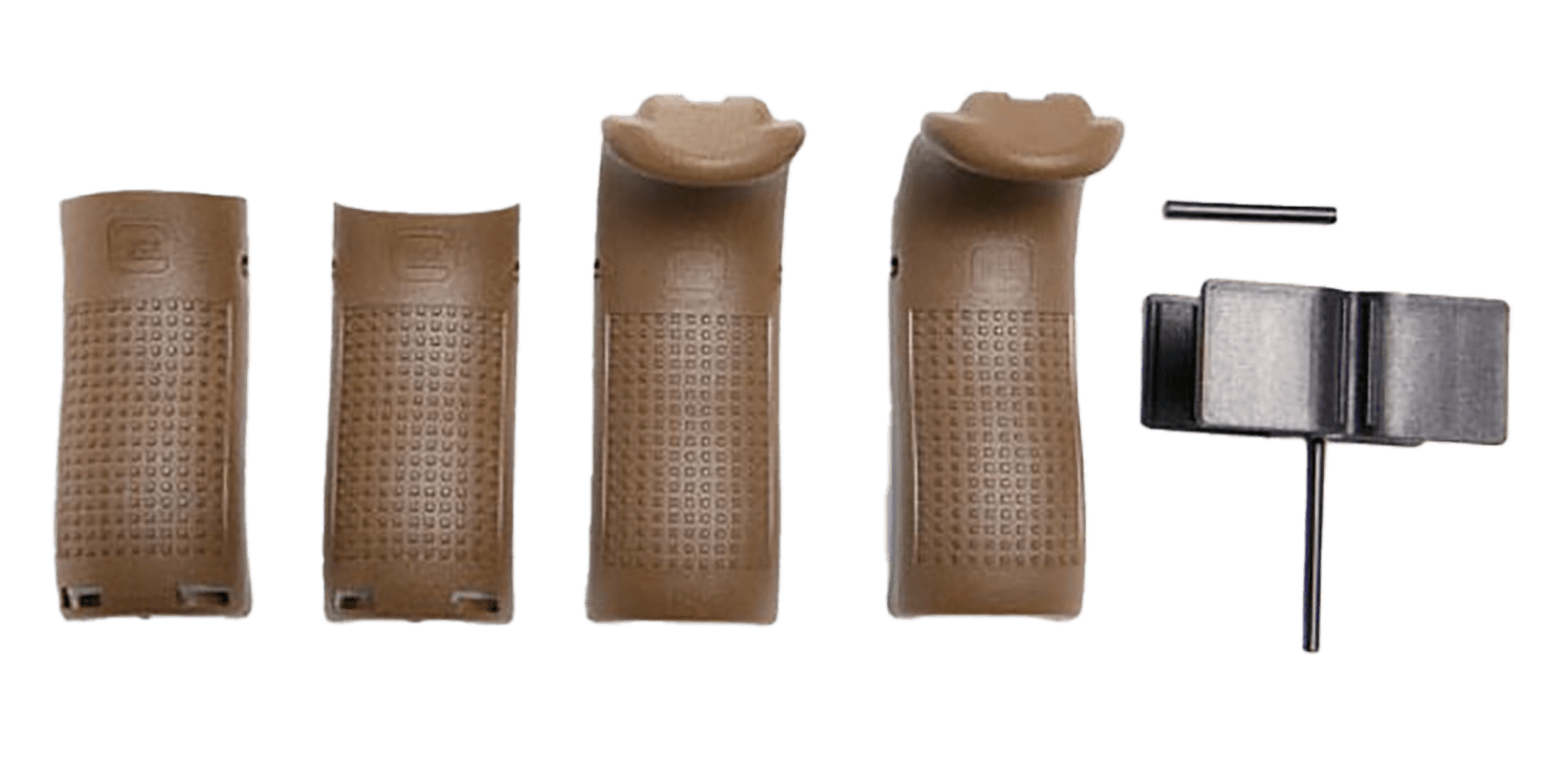 Glock 30873  Backstrap/Beavertail Set Dark Earth Polymer